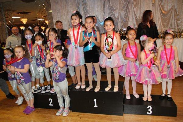 ABC Dance students at the Dance Competition on 11/21/21 at Glendora Banquets