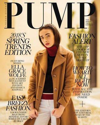 I'm happy to announce that my work made it to the cover of Pump Magazine!