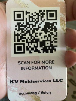 Scan for more information