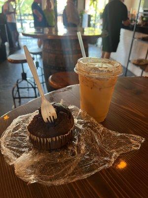 Chocolate Muffins and Apple Pie Latte