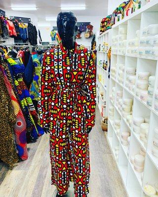 African print jumpsuit