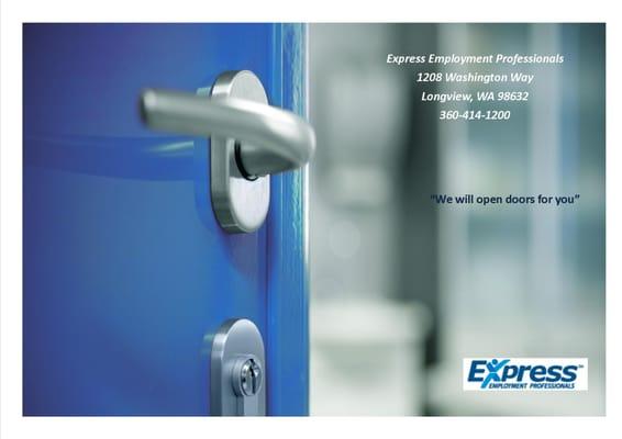 Express will open doors for you