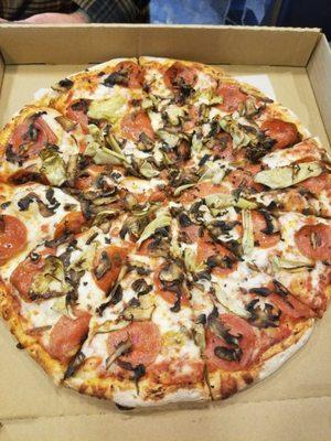 3 item large pizza