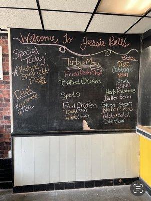 Menu board