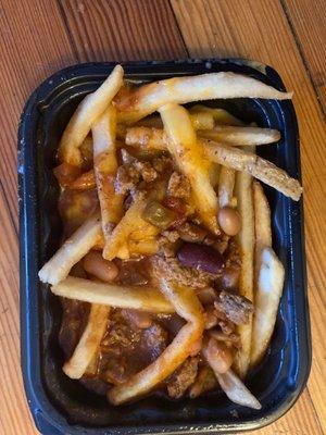 Nasty chili pepper bean fries. Not what I ordered at all!