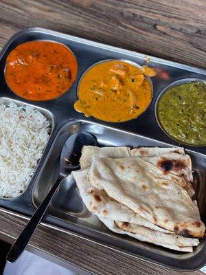 Paneer Makhani, Chicken Tikka Masala, Butter Chicken