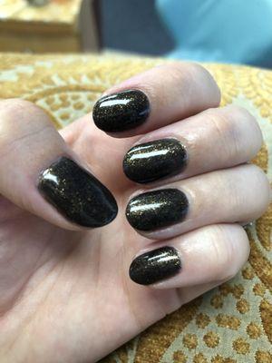 Top the Present with a Beau by OPI. I love this color for Autumn!