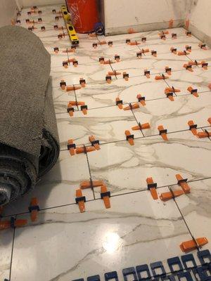 Tile Flooring Installation, Baseboard Installation