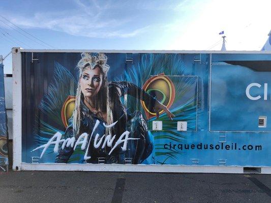 Trailer wrap for Cirque du Soleil