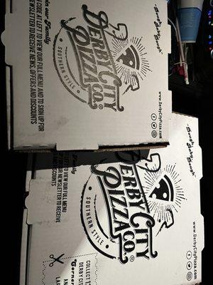 Pizza boxes