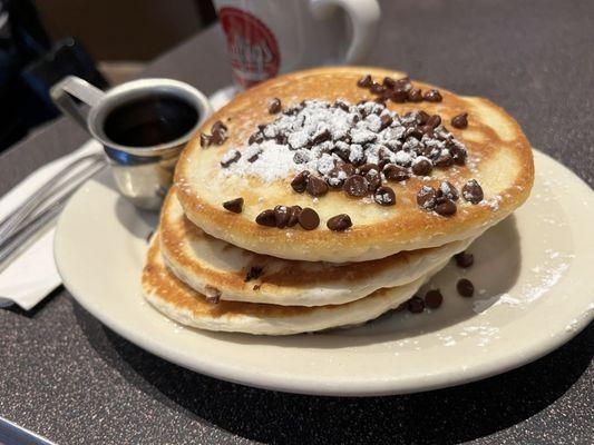 Kids chocolate chip pancake