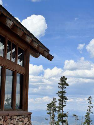 The lodge at the top of the mountain