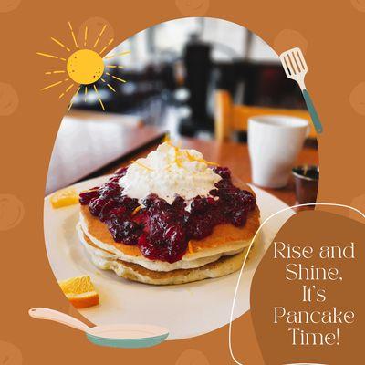 Don't forget to try our Seasonal pancakes!