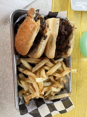 Cheese Steak & fries