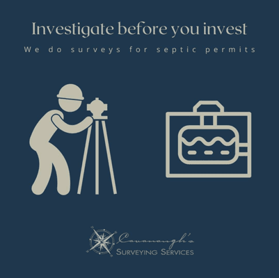 Investigate before you invest! Give us a call today for a survey for a septic permit. 
(215) 348-8359