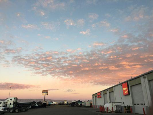 Sunset at Transwest RV Grand Junction