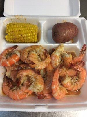 Delicuous Spicy Boiled Shrimp