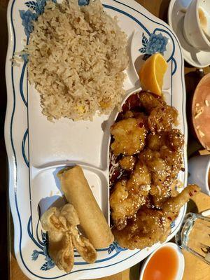 9. Sesame Chicken Lunch