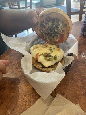 Jalapeño burger