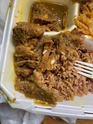 Bland Curry Goat