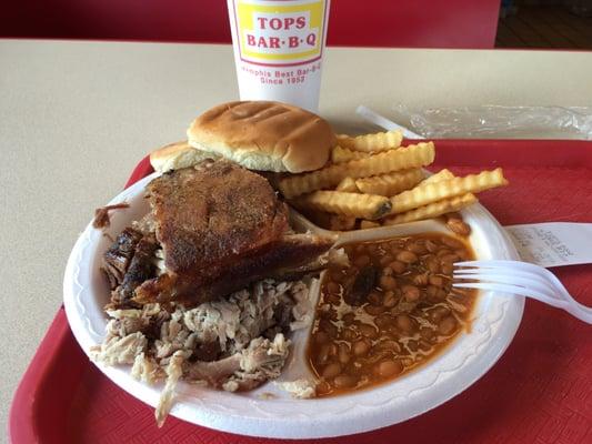 Pretty darn good BBQ.   Happy I hit it up before going to the airport.