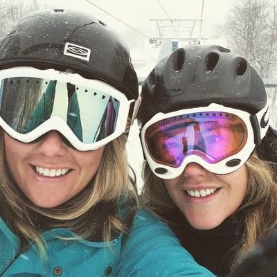 Sisters shredding