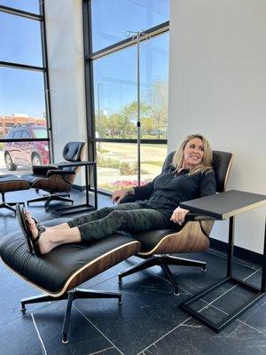 Relax in our Ultra IV Therapy Lounge.  Refresh...Replenish...Renew Wellness