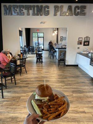 Burger and Sweet Fries!