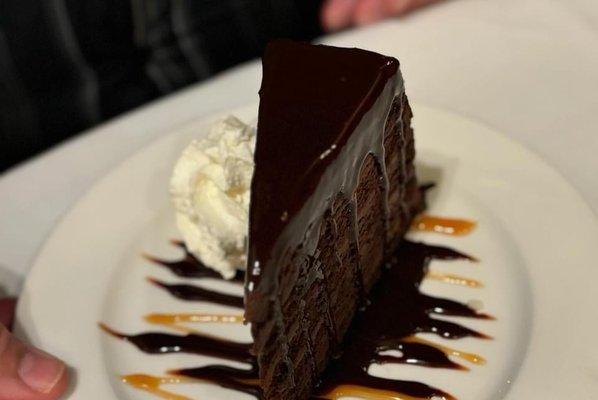 Six layered chocolate cake, amazing.