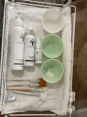 Calming facial