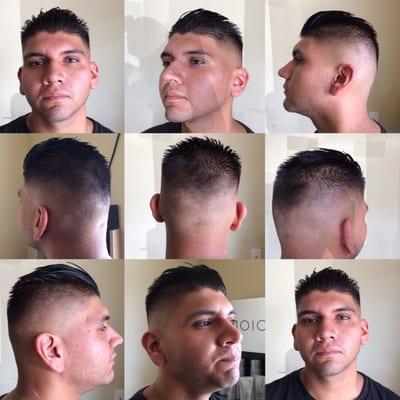 Another great cut by Cesar. This is my friend and workout partner Chris's 2nd haircut here and he's happy he found his new favorite barber.