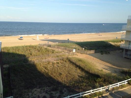 View from the balconies