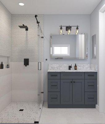 new bathroom renovation and remodeling