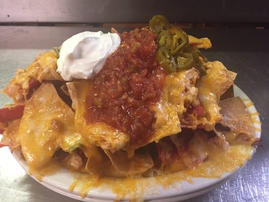 Chicken nachos