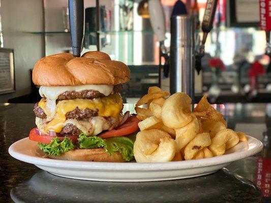 Trio Burger and fries