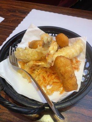 Tempura sampler