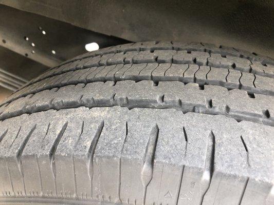 Rear tires - evenly worn