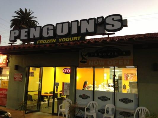 Penguin's Frozen Yogurt Entrance