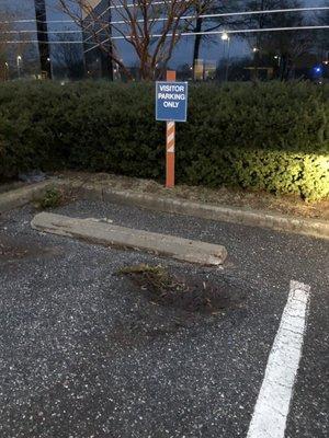 Visitor parking