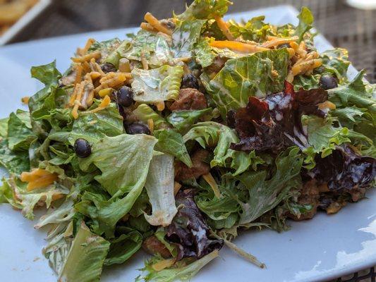 Southwest Chicken Fajita Salad (not on menu, was a weeknight special)