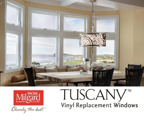 Milgard Tuscany Vinyl Windows