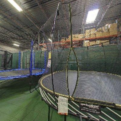 We have Trampolines for your to jump and enjoy