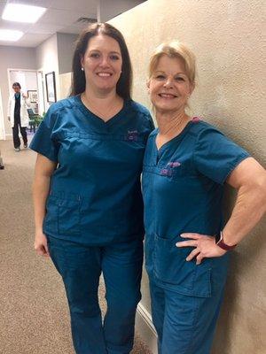 Our dental hygienists Sarah & Jeanette