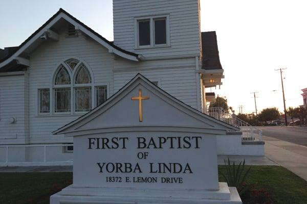 Sign in front of FBYL church