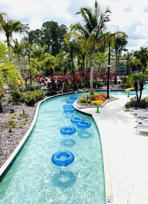 Tube down the lazy river, Grove Resort & Waterpark, Orlando