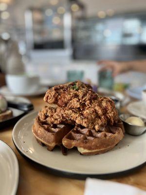 Fried chicken (original)  & waffle