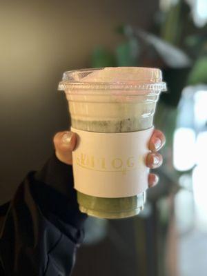 Strawberry Matcha Latte