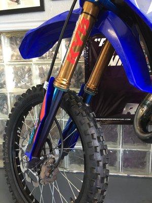 2018 Yamaha YZ 125 RACE BIKE with Kashima Upper coating and DLC on the lowers