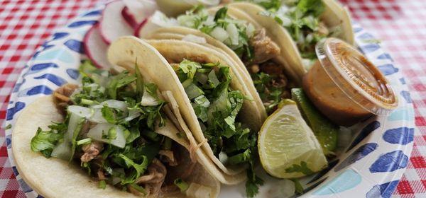 One of the Mexican food trucks ;)