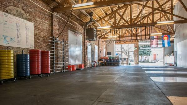 One of our two spacious workout rooms.